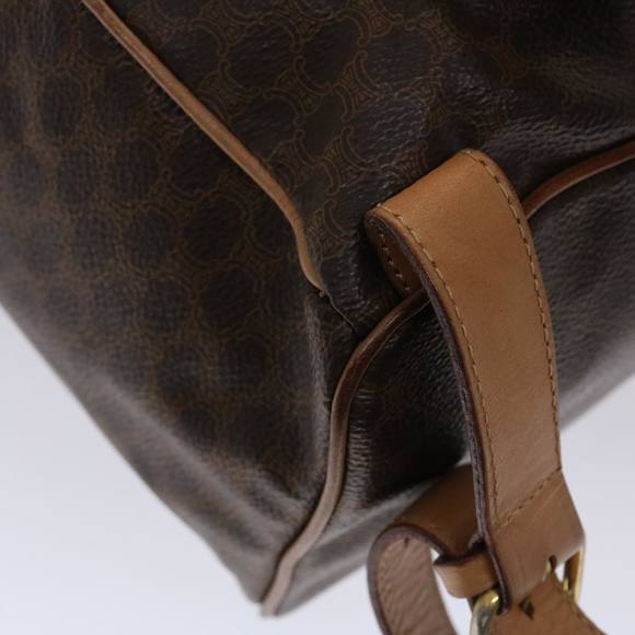 CELINE Macadam Canvas Backpack PVC Leather Brown Auth bs6391 - Picture 16 of 16